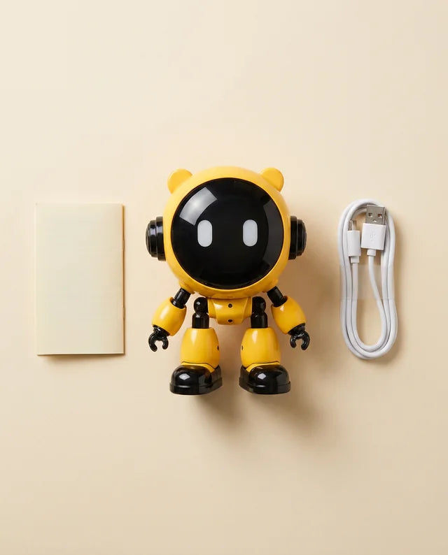 VMAX robotu, USB şarj kablosu ve kullanım kılavuzu